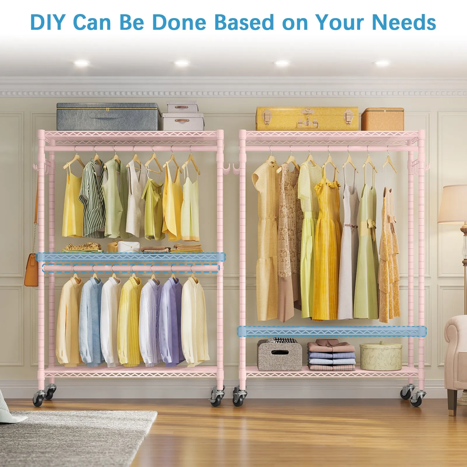 VIPEK R2 Plus Rolling Garment Rack