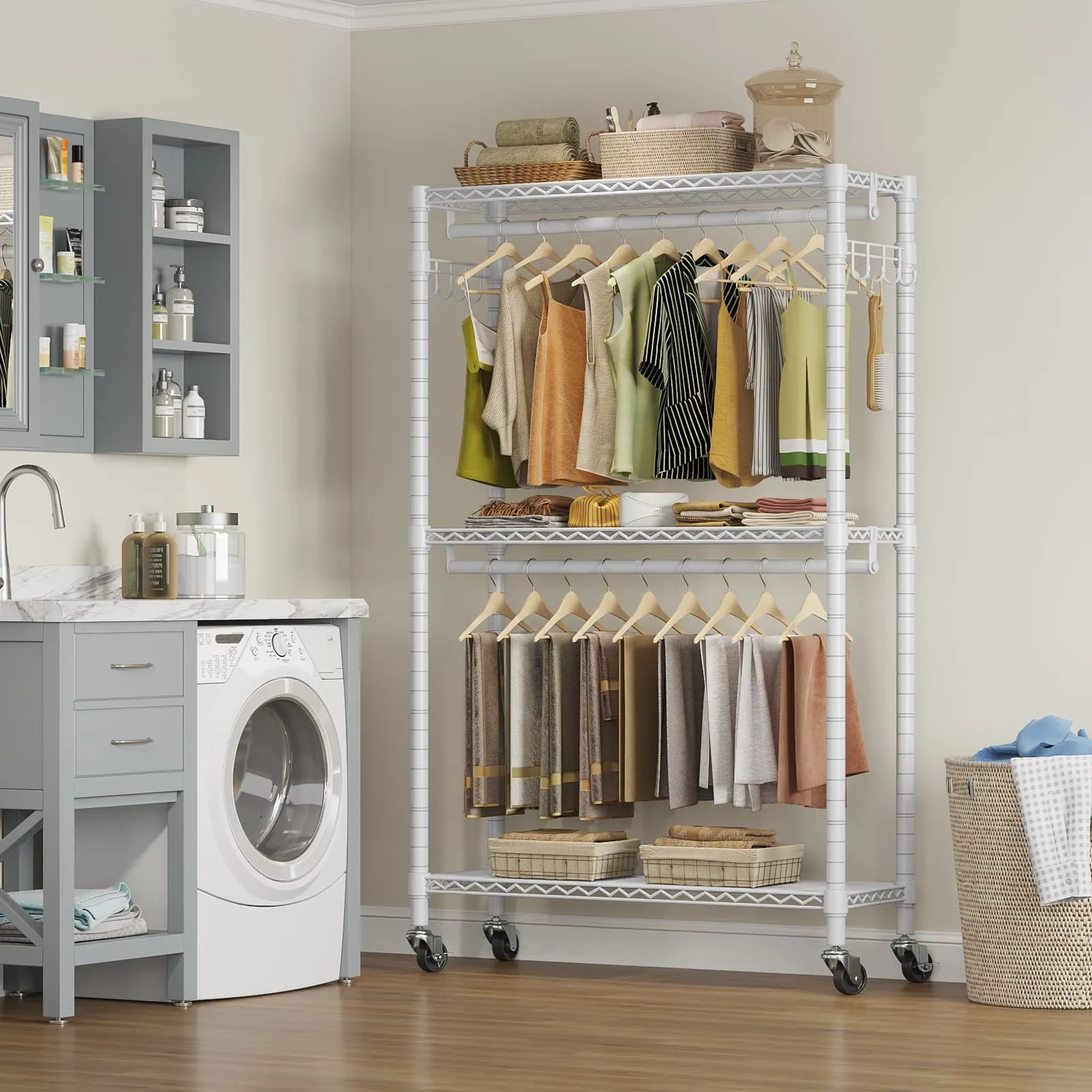 VIPEK R2 Plus Rolling Garment Rack