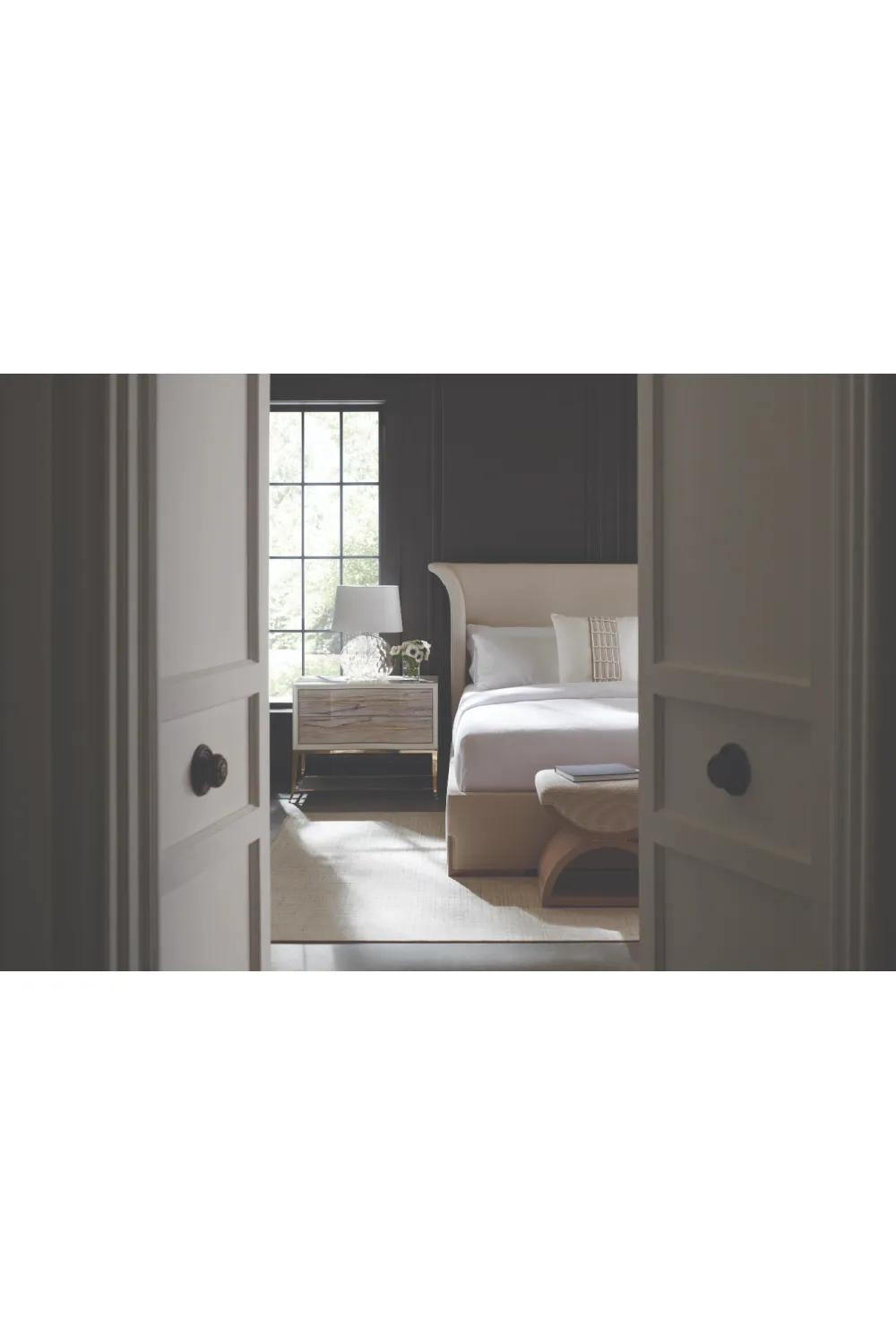 White Maple Nightstand | Caracole Natures Rhythm