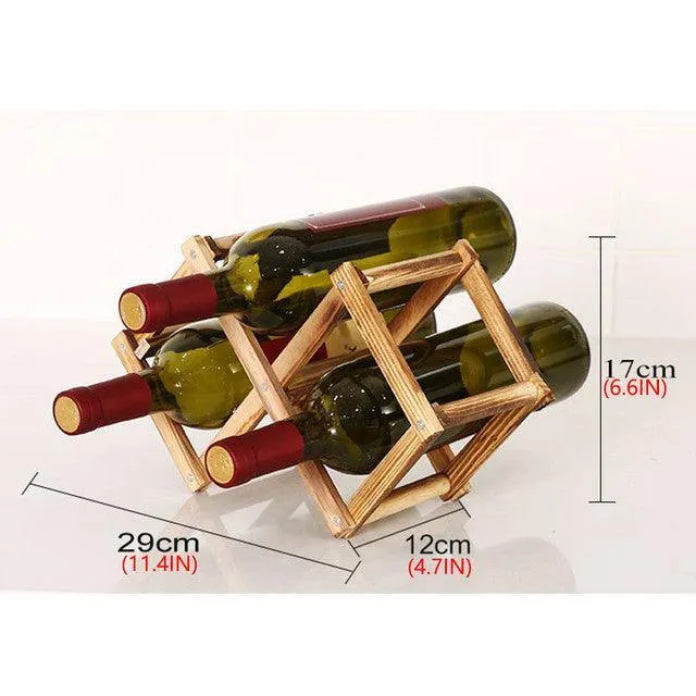Wooden Wine Storage Rack