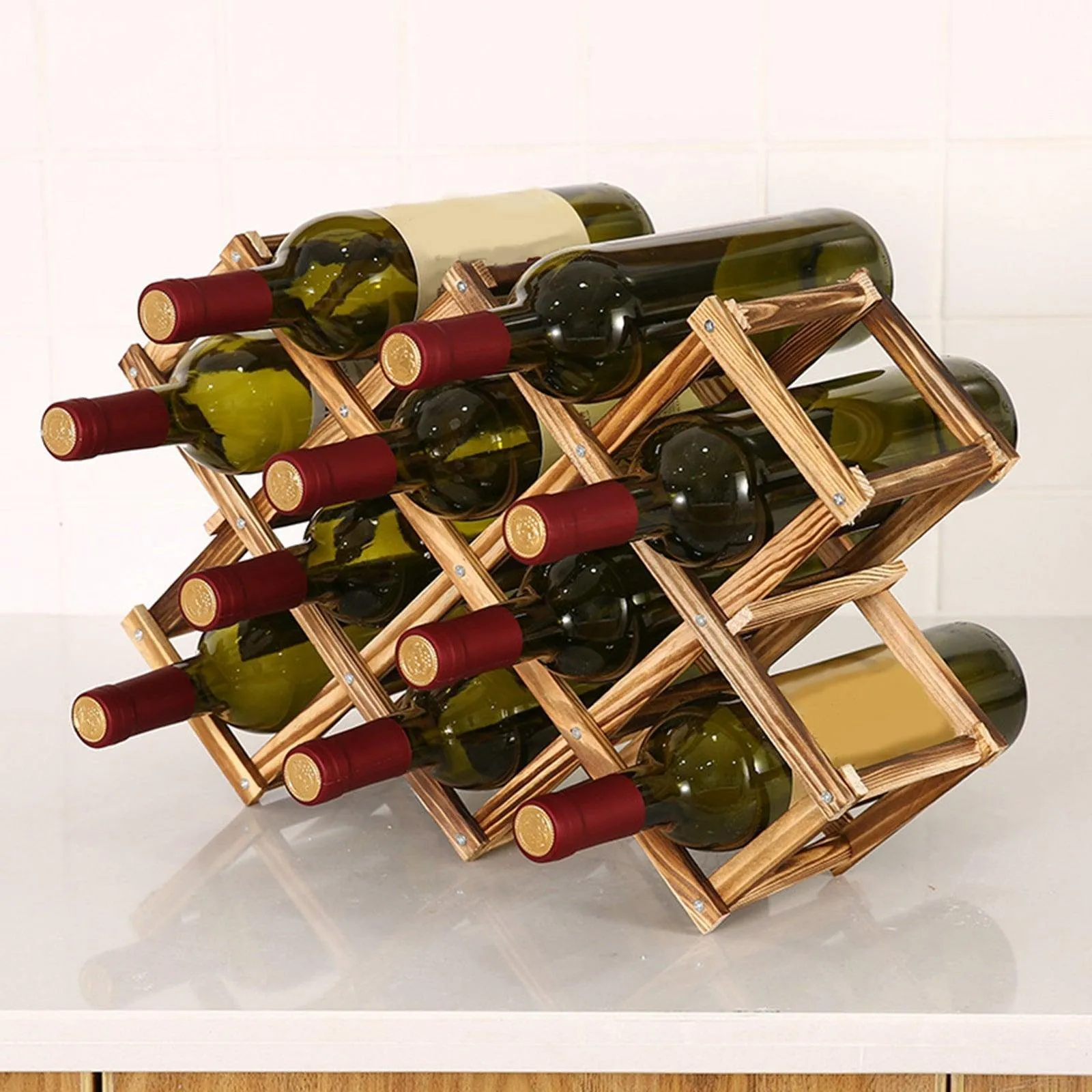 Wooden Wine Storage Rack