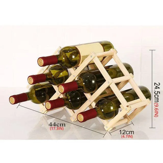 Wooden Wine Storage Rack